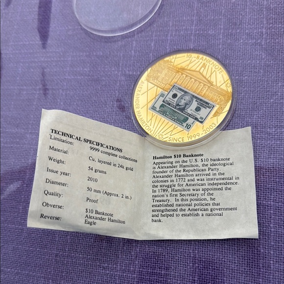 Gold and Silver Collectible Coin - Picture 3 of 5